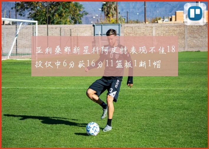 亚利桑那新星科阿皮特表现不佳18投仅中6分获16分11篮板1断1帽